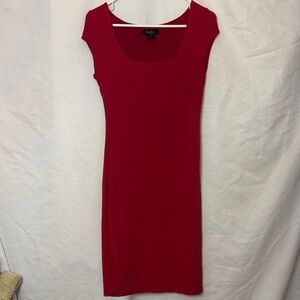 Joe & Elle Red Bodycon Midi Dress Size Large